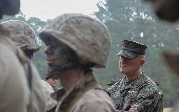 Lt. Gen. Rock Visits Parris Island