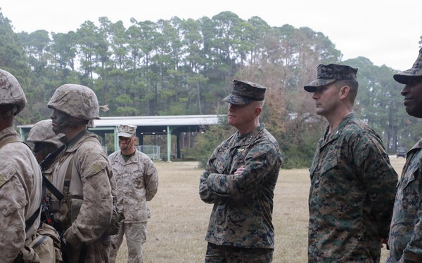 Lt. Gen. Rock Visits Parris Island