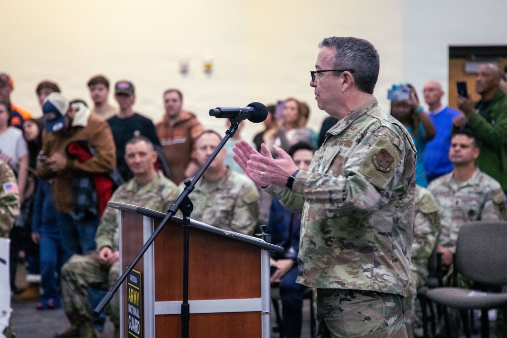 3666th Support Maintenance Company Soldiers Return Home From Deployment