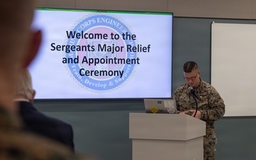 Marine Corps Engineer School Relief and Appointment Ceremony