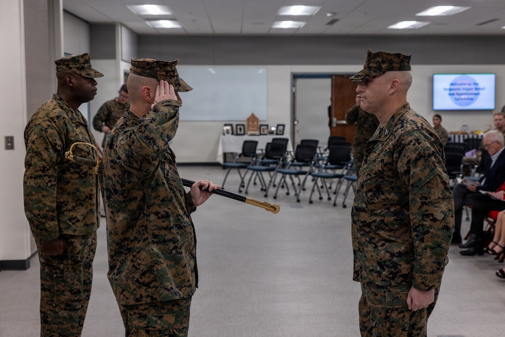 Marine Corps Engineer School Relief and Appointment Ceremony