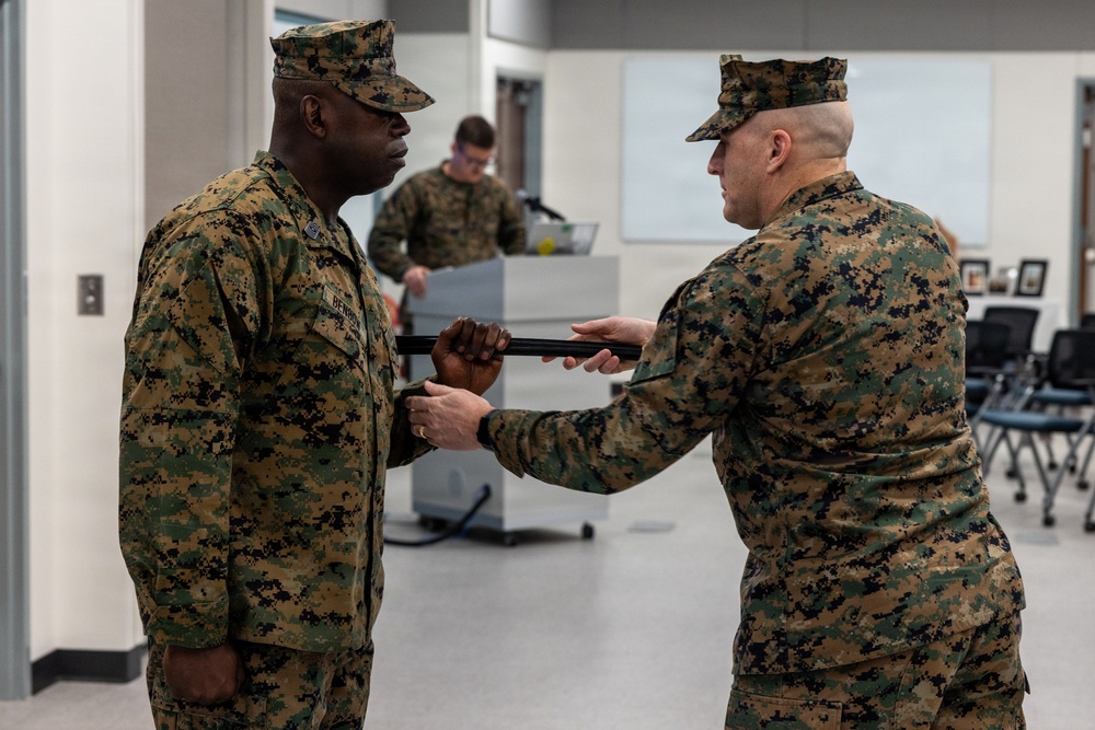 Marine Corps Engineer School Relief and Appointment Ceremony