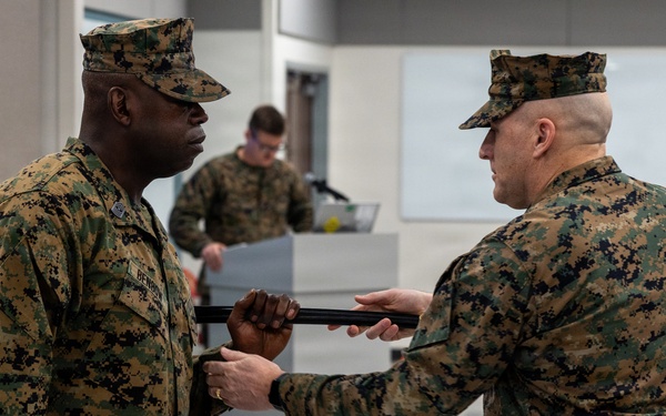 Marine Corps Engineer School Relief and Appointment Ceremony