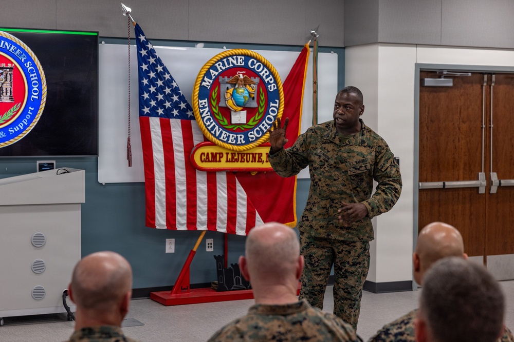Marine Corps Engineer School Relief and Appointment Ceremony