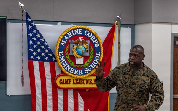 Marine Corps Engineer School Relief and Appointment Ceremony