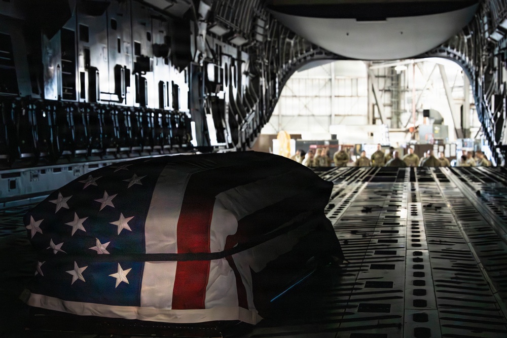 Joint Base Charleston and Shaw Air Force Base conduct ramp ceremony training