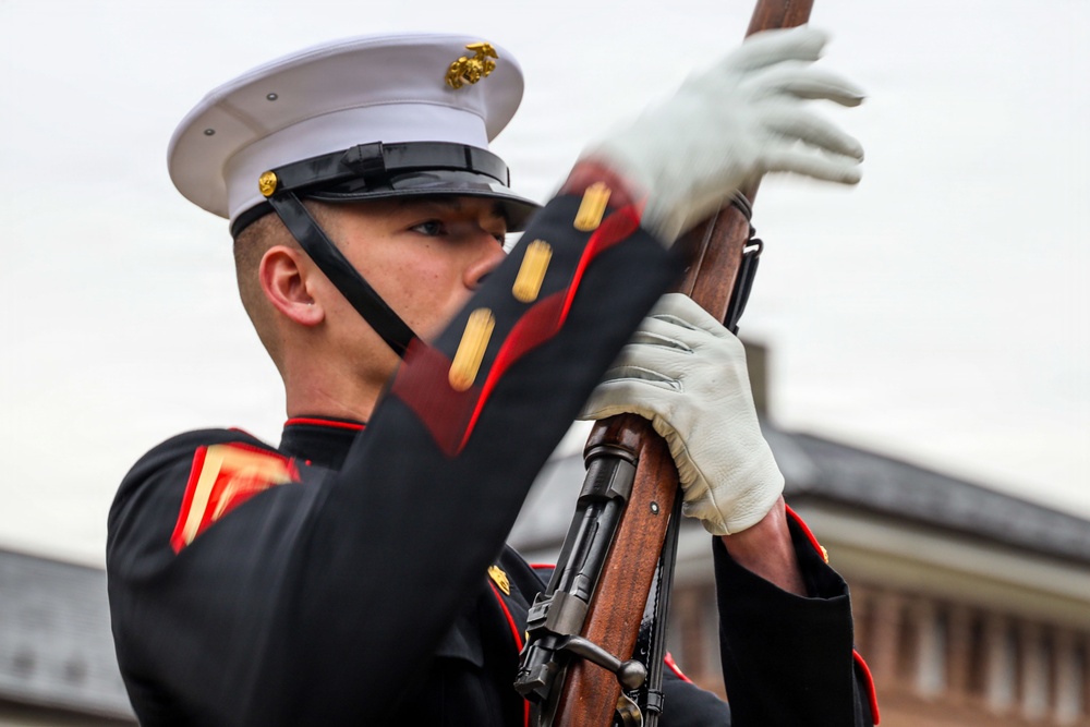 Trying out for the "Commandant's Four"