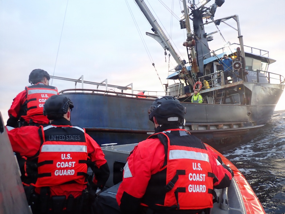 U.S. Coast Guard Cutter Kimball concludes 4-month Alaska Patrol executing fisheries law enforcement