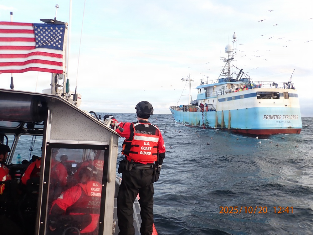 U.S. Coast Guard Cutter Kimball concludes 4-month Alaska Patrol executing fisheries law enforcement