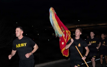 69th Air Defense Artillery Brigade Conducts Formation Run