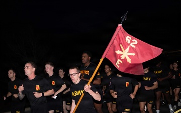 69th Air Defense Artillery Brigade Conducts Formation Run