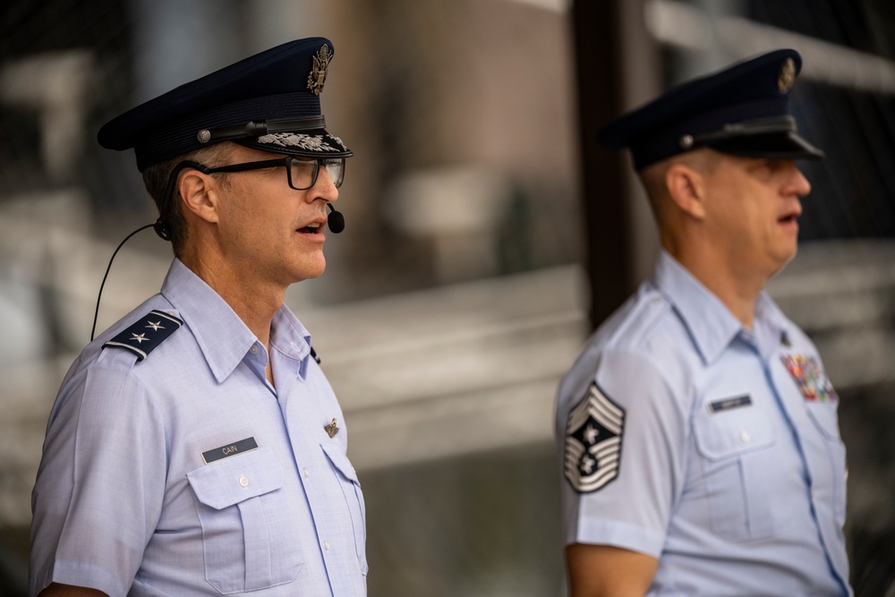 Maj. Gen. Cain attends BMT Graduation