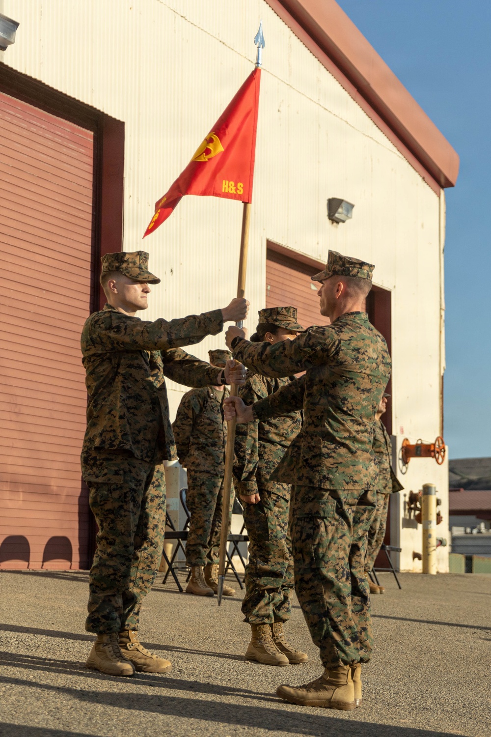 CLB-15 Conducts Company Change of Commands