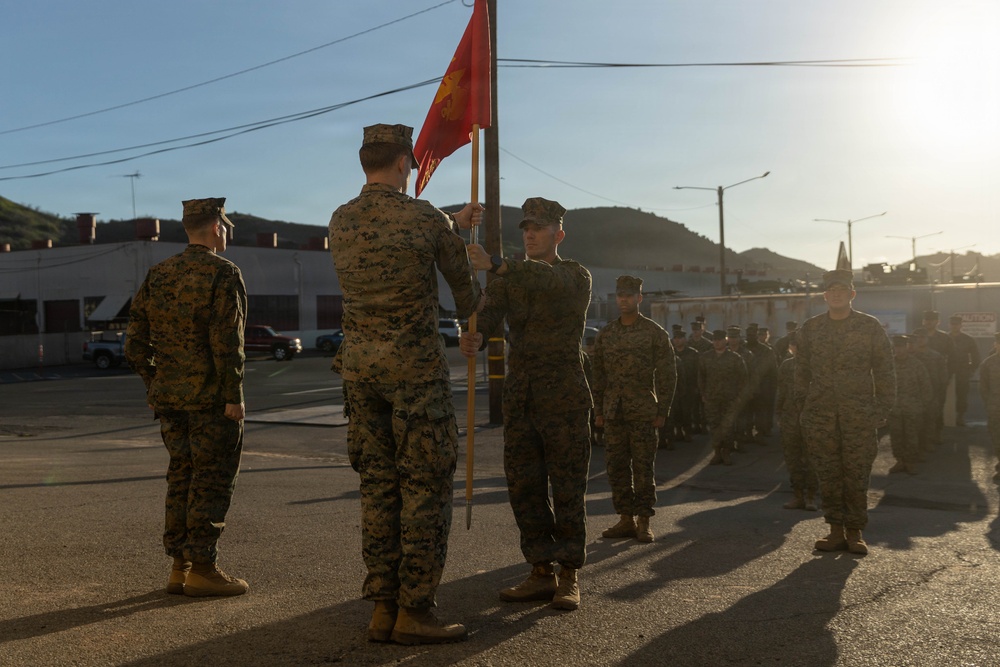 CLB-15 Conducts Company Change of Commands
