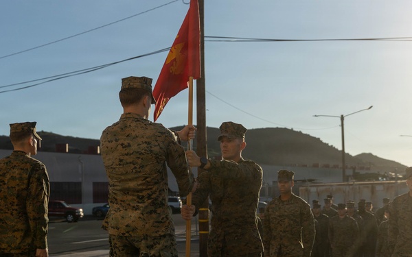 CLB-15 Conducts Company Change of Commands