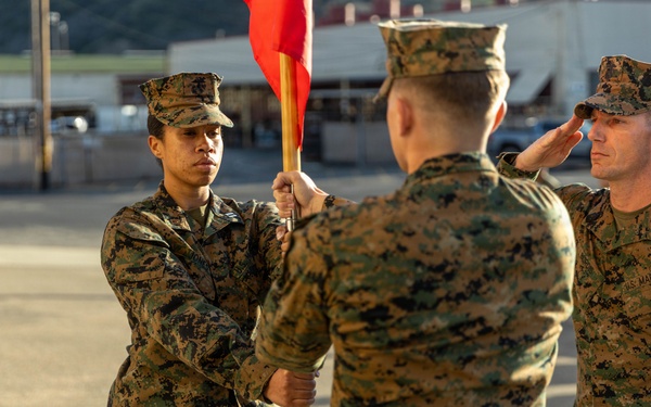 CLB-15 Conducts Company Change of Commands