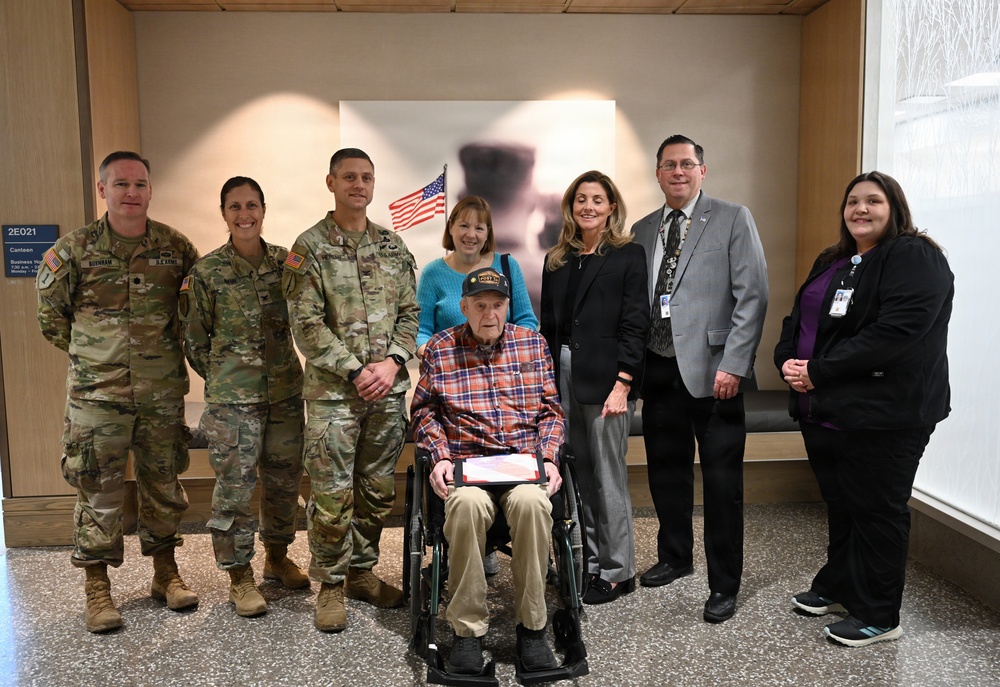 USACE honors Korean War veteran at VA Canandaigua
