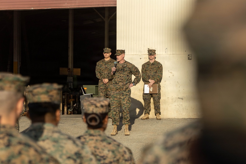 CLB-15 Conducts Company Change of Commands