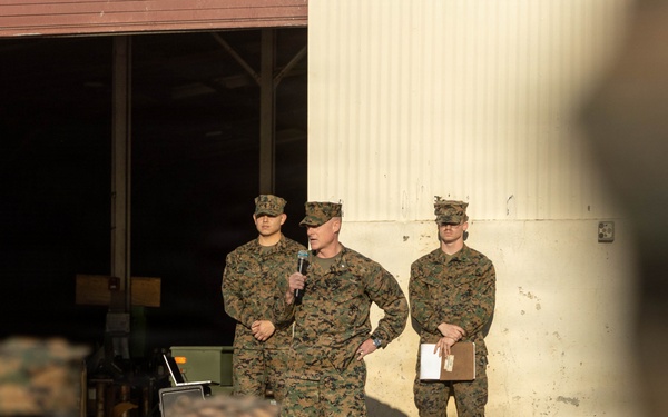 CLB-15 Conducts Company Change of Commands