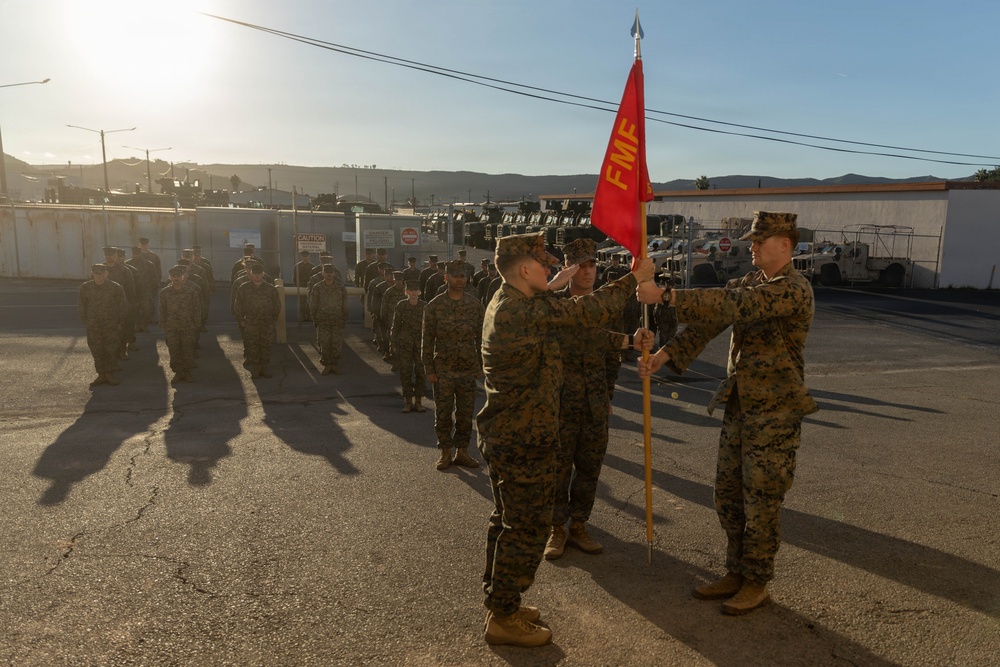 CLB-15 Conducts Company Change of Commands