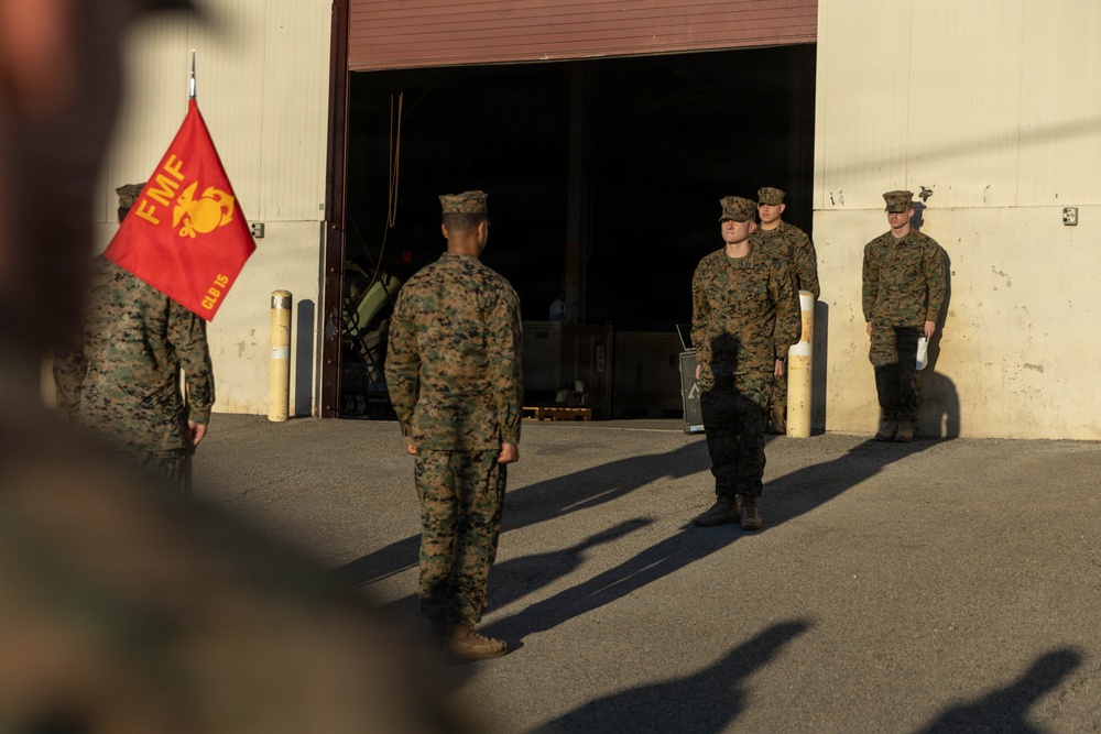 CLB-15 Conducts Company Change of Commands