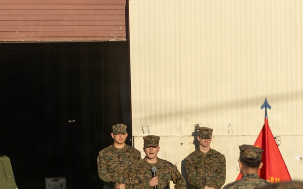 CLB-15 Conducts Company Change of Commands