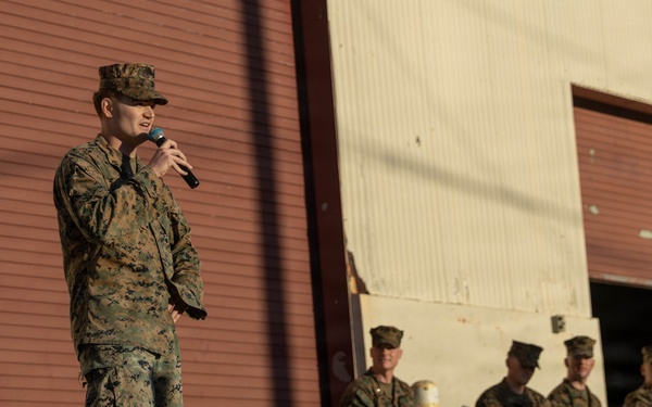 CLB-15 Conducts Company Change of Commands