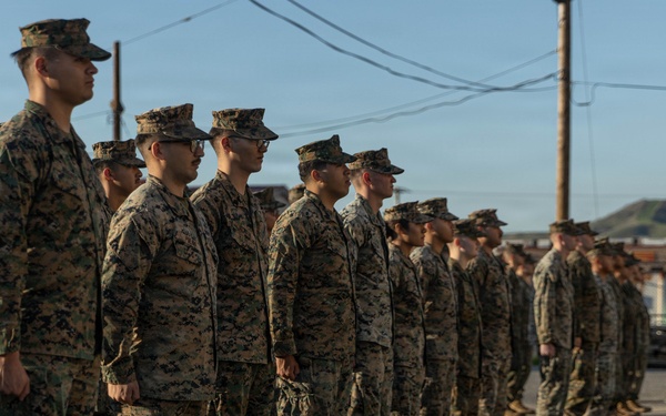 CLB-15 Conducts Company Change of Commands