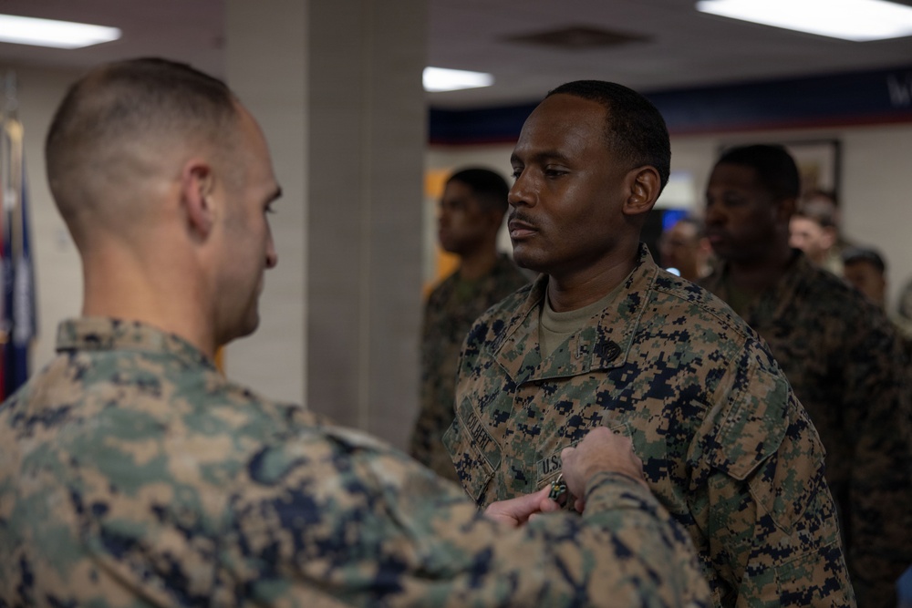 6th Marine Corps District Commendation Medal Ceremony for Gunnery Sgt. Colbert
