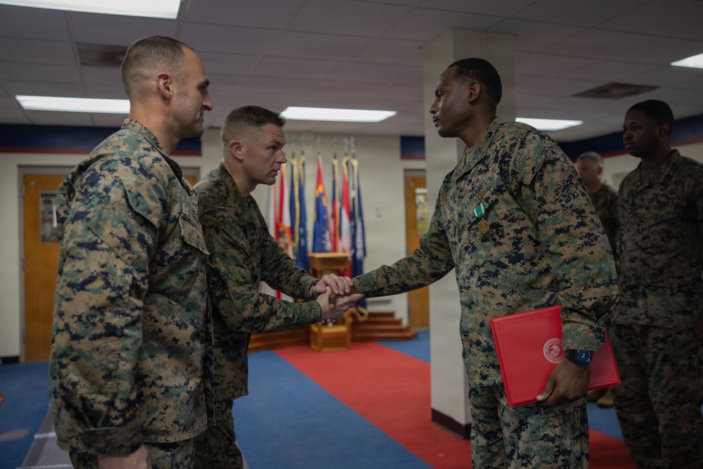 6th Marine Corps District Commendation Medal Ceremony
