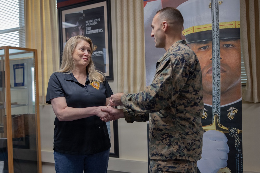 6th Marine Corps District Challenge Coin Award Ceremony