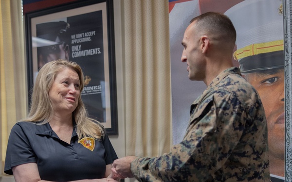 6th Marine Corps District Challenge Coin Award Ceremony