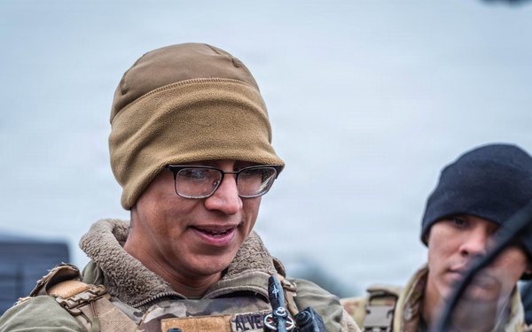 U.S. Army air defenders test portable sensors and shooters designed for EFDL during Project Flytrap 4.5