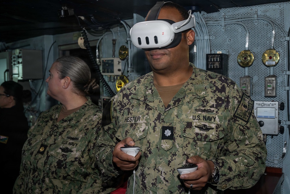 USS Theodore Roosevelt Virtual Navigation Demonstration