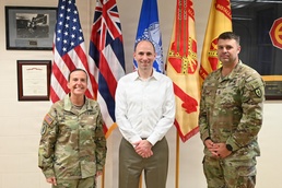 ASA Gillis reviews Soldier housing at Schofield Barracks
