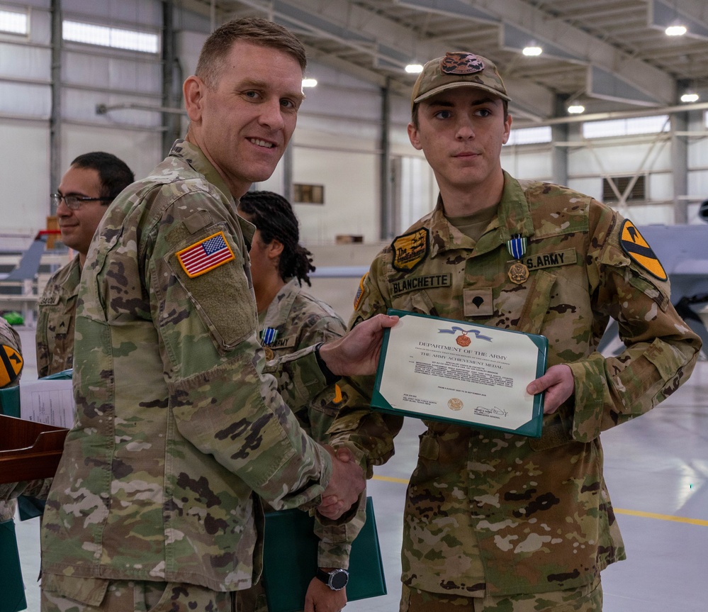 1st Battalion, 227th Aviation Regiment, 1st Air Cavalry Brigade, 1st Cavalry Division Award Ceremony