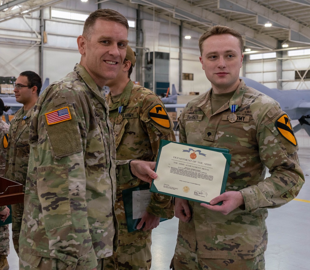 1st Battalion, 227th Aviation Regiment, 1st Air Cavalry Brigade, 1st Cavalry Division Award Ceremony