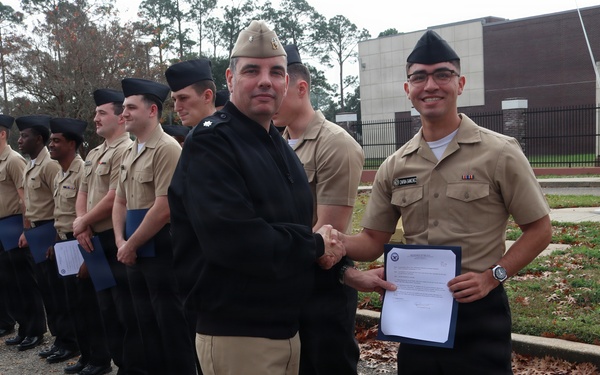 NIOC Pensacola holds January Awards Quarters