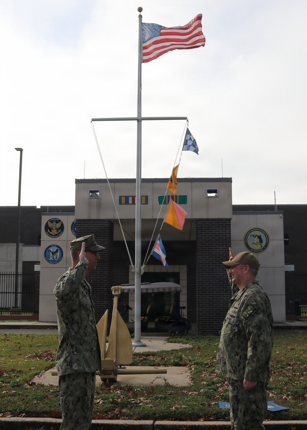 Chief reenlists at NIOC Pensacola