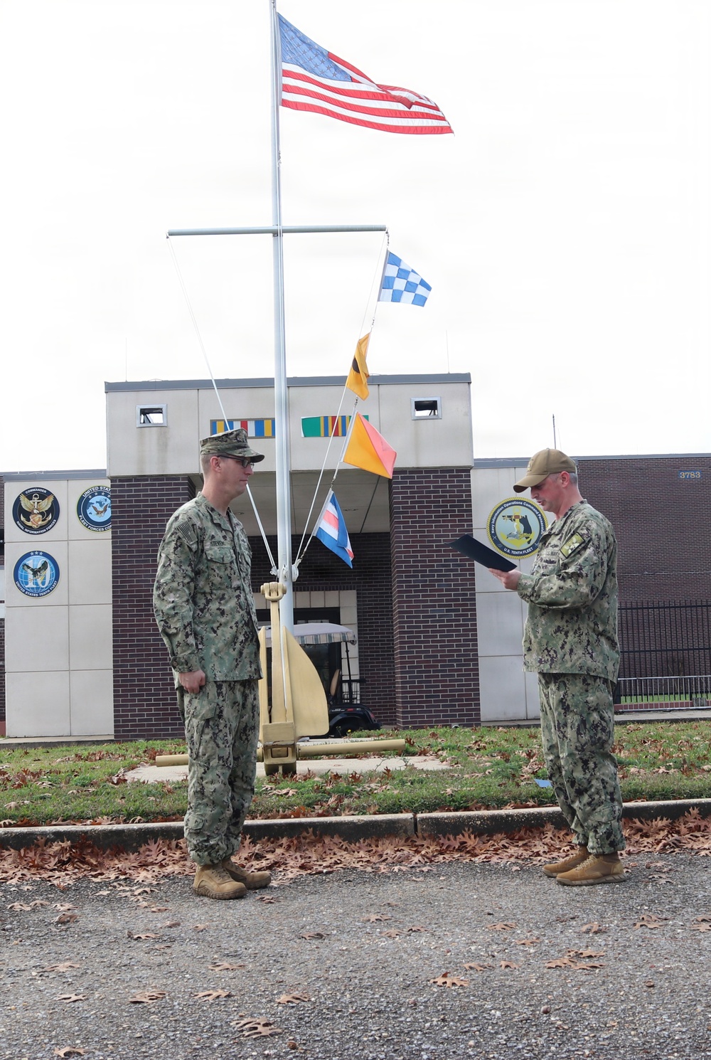 Chief reenlists at NIOC Pensacola