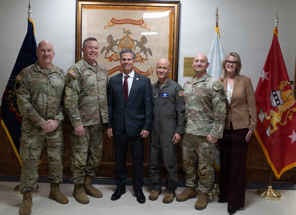 Rep. Meuser visits Pa. National Guard