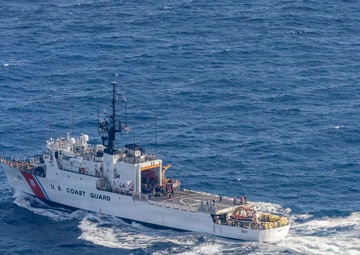 Coast Guard Cutter Bear conducts maritime border security patrol in the Caribbean Sea, Florida Straits and Gulf of America