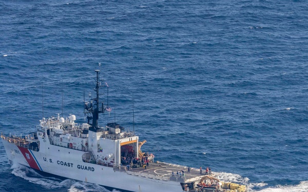 Coast Guard Cutter Bear conducts maritime border security patrol in the Caribbean Sea, Florida Straits and Gulf of America