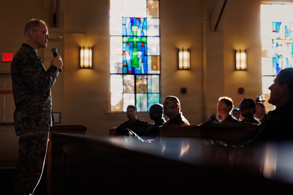 MCB Camp Pendleton Hosts Spiritual Fitness PME