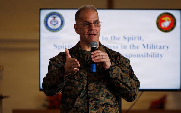 MCB Camp Pendleton Hosts Spiritual Fitness PME