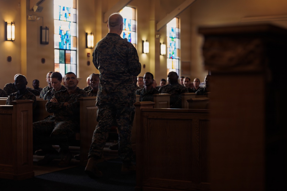 MCB Camp Pendleton Hosts Spiritual Fitness PME