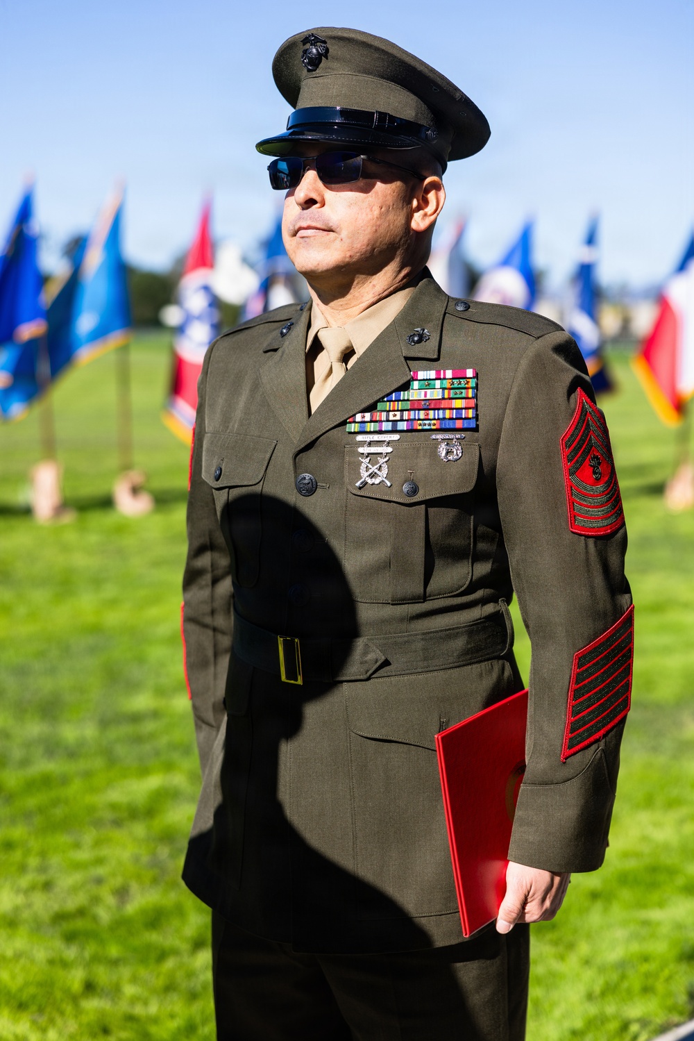 Master Gunnery Sgt. Torres bids farewell to 1st MLG and the Corps