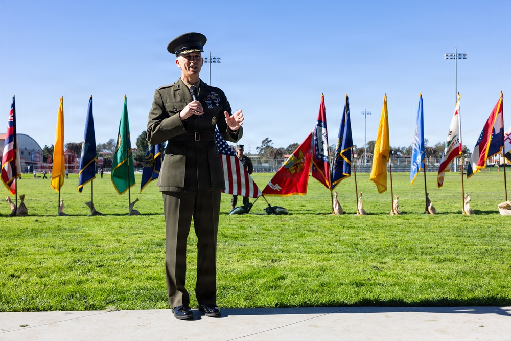 Master Gunnery Sgt. Torres bids farewell to 1st MLG and the Corps