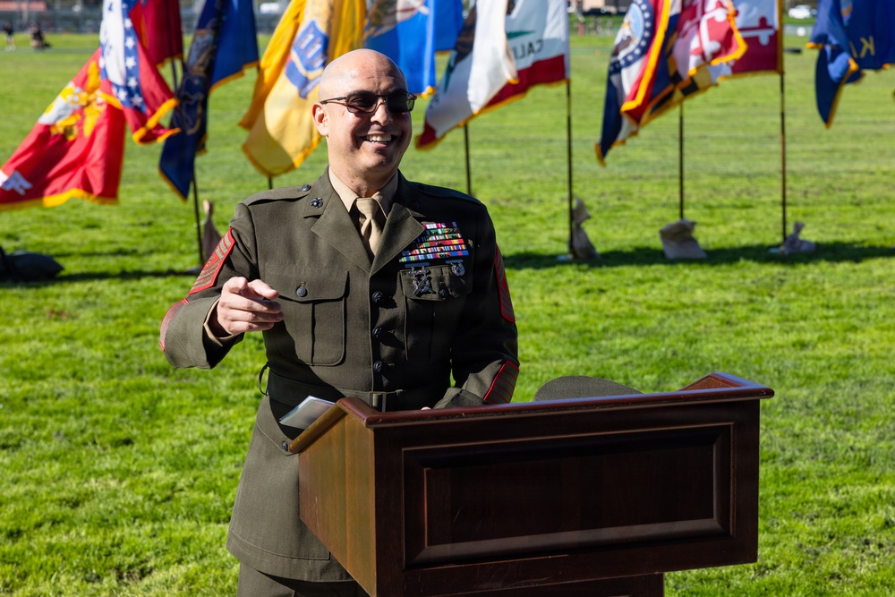 Master Gunnery Sgt. Torres bids farewell to 1st MLG and the Corps