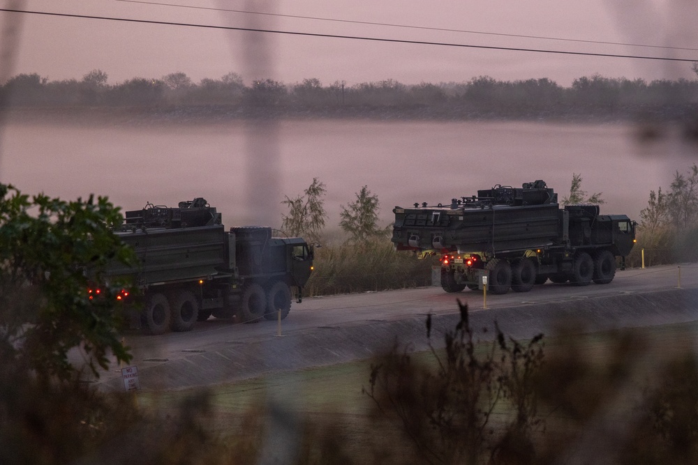 U.S. Army M30 Bridge Erection Boats in the Rio Grande